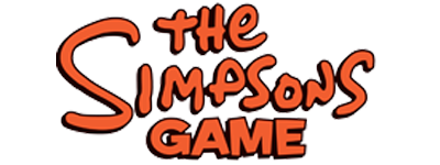 The Simpsons Game title screen for Nintendo DS